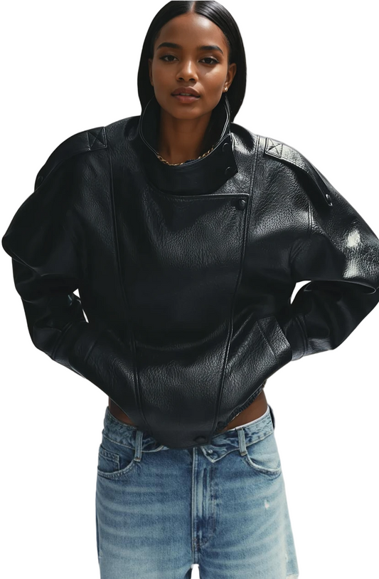VELMIRA - Chaqueta de Cuero Lora