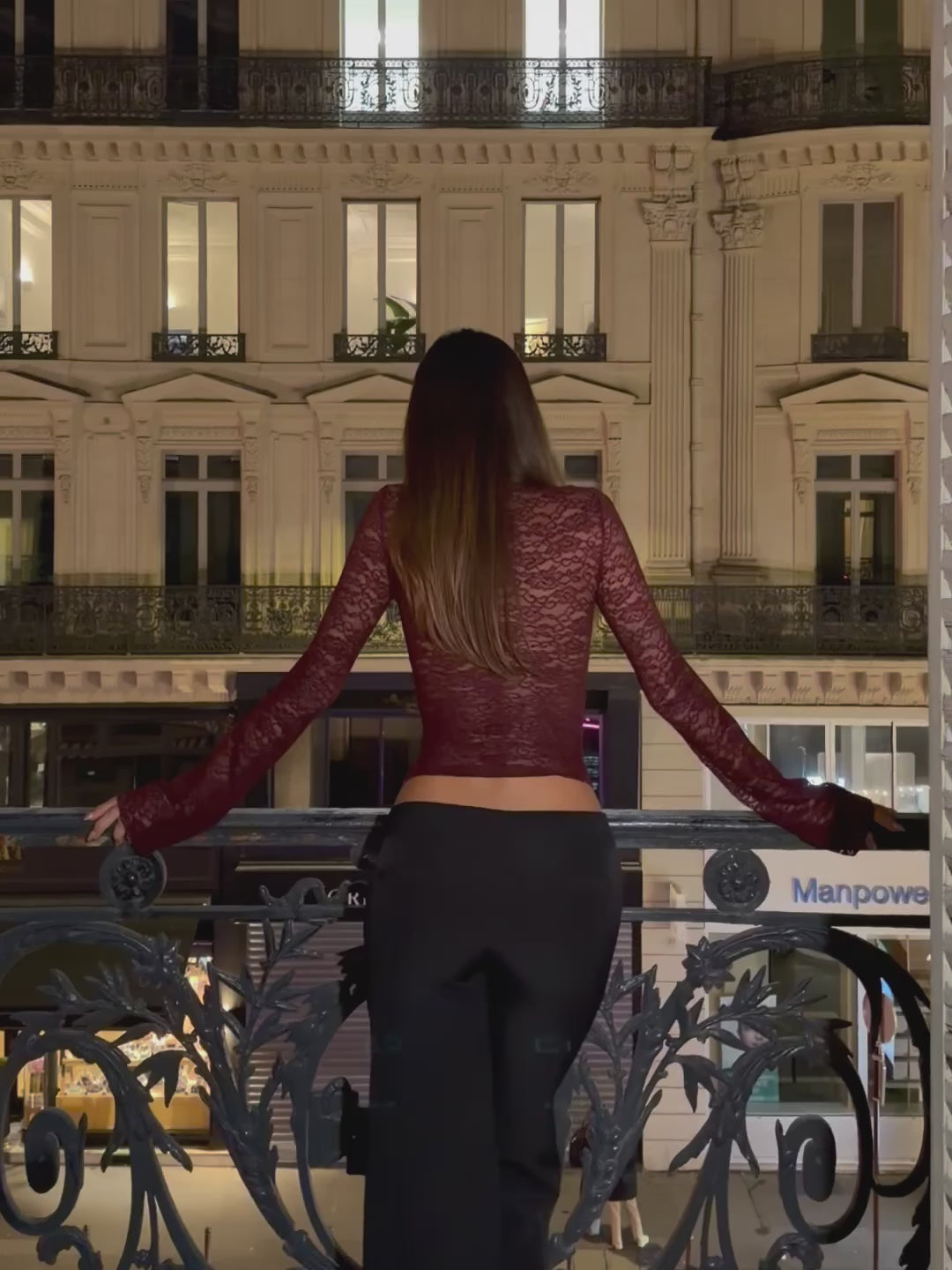 VELMIRA - Top en Dentelle